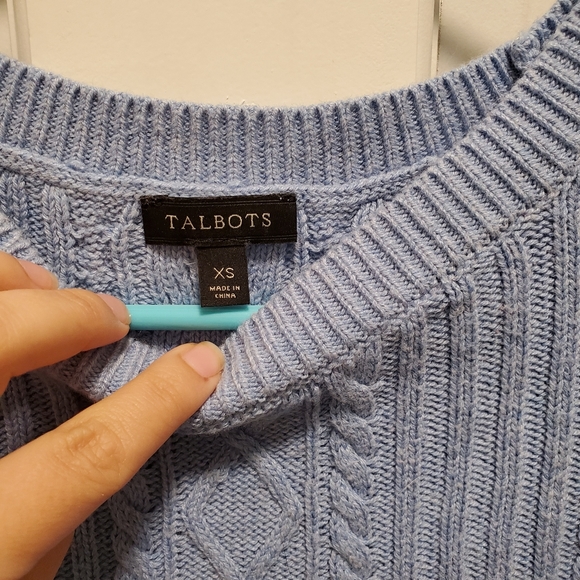 Blue ruffle sweater - Picture 2 of 2